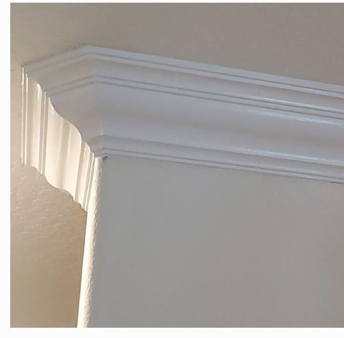 Crown molding and finish carpentry detail by True Carpenters
